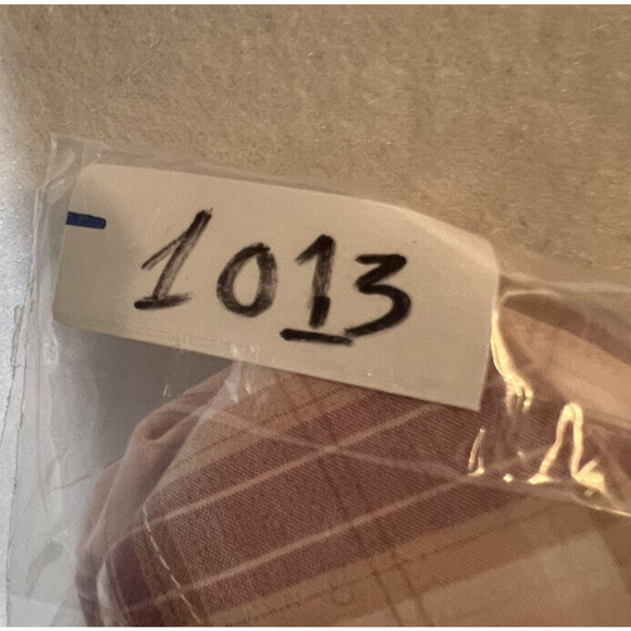 BONOBOS Mens Button Down Shirt Size L TAILORED FIT Purple Plaid Long Sleeve - Picture 9 of 9